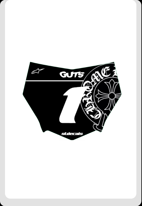 Chrome hearts motocutz decal