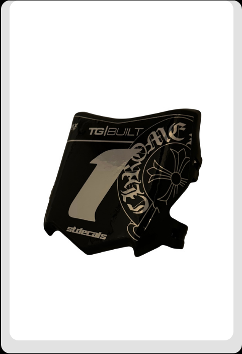 (PRE ORDER) chrome hearts decal+motocutz plate