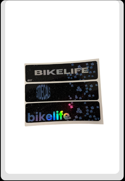 Bikelife decal set