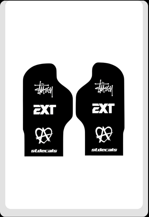gt2000 fork guard decal