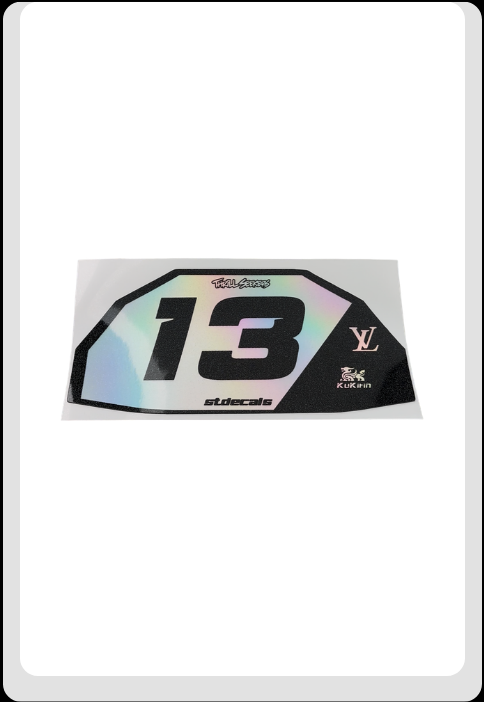 kukirin front plate decal